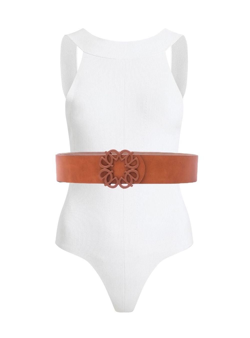 Shop Brittany Anagram Leather Belt Now | Colecciontansu