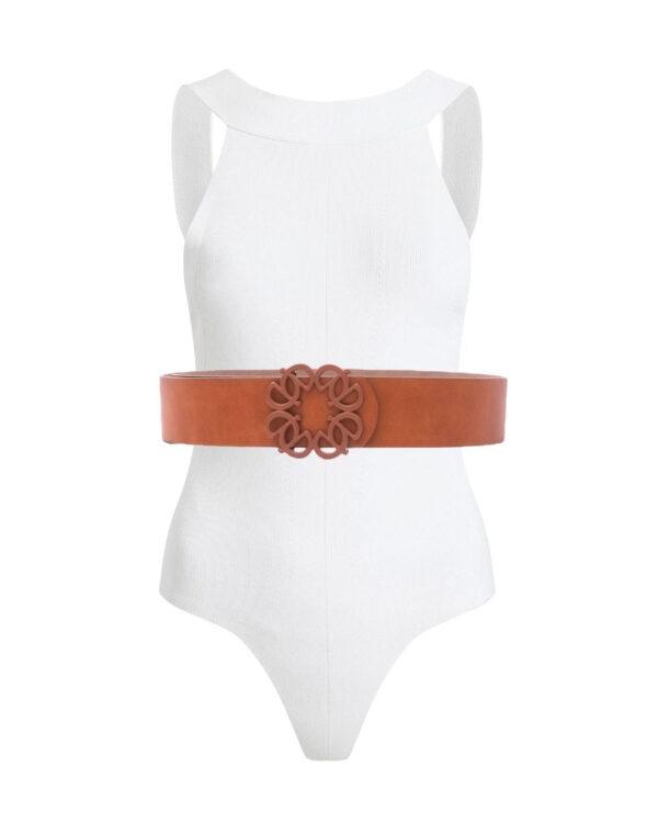 Shop Brittany Anagram Leather Belt Now | Colecciontansu