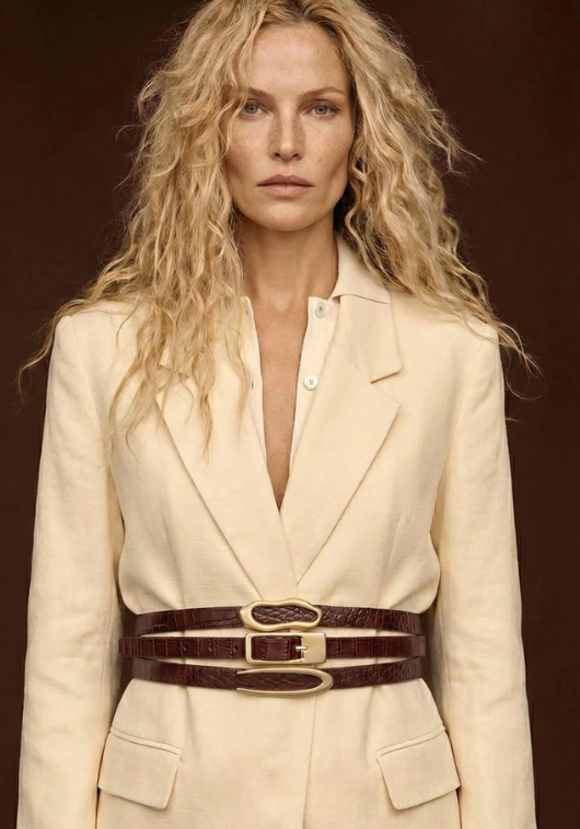 CHLOE LEATHER BELT - Image 6